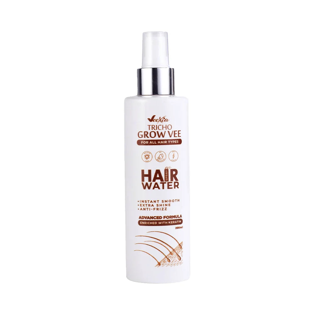 Tricho Grow Vee Hair Water Spray for lightweight hydration and frizz control