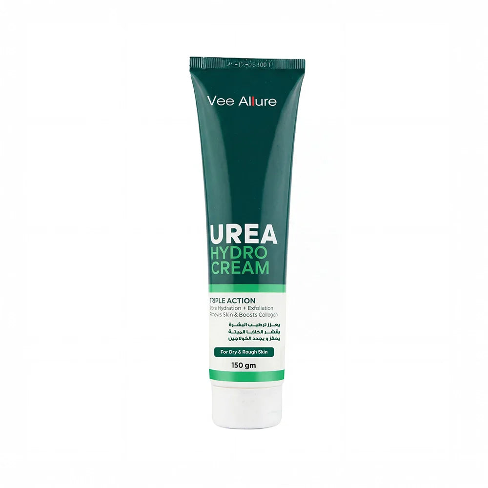 Vee Allure Urea Hydro 10% Cream for intensive hydration and repair of dry skin areas